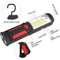 Miniatyrbilde 2 av 5: Laderbar LED arbeidslys med magnetisk 3W LED lommelykt, (1 stk)