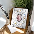 Miniatyrbild 4 av 5: Barnfotoram Mitt år för barns födelsedag Familj Dekoration Prydnader 12 månader Fotoram