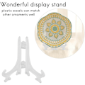 Miniatyrbilde 4 av 5: 45 stk Mini Staffeli Stativ 3 Tommer Plast Bilde Ramme Visning Plate Holder