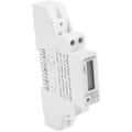 Miniatyrbild 1 av 5: 220V enfas Din-skena LCD digital display elförbrukning Wattmeter Wattmeter Kwh 5-32A