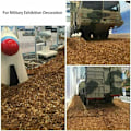Miniatyrbillede 3 af 5: Militær Camouflage Net Forstærket Camouflage Net 4x6m Camouflage Net Woodland Camouflage Polyester Oxford Letvægts Holdbar Solskærm Solbeskyttelse