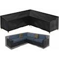 Miniatyrbillede 1 af 5: Havemøbelovertræk Ydre Hjørne, V-formet Møbelovertræk Beskyttelsesovertræk til Havemøbler, Vandafvisende Have Sofa Overtræk, 215x215x87cm