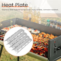 Miniatyrbillede 4 af 5: 4 stk. Varmeplader til , Master Forge, Perfect Flame, Gasgrill Reservedel Rustfrit Stål Varmediffusor til