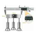 Miniatyrbillede 2 af 5: LED spotlight, loftslampe, badeværelseslampe, badeværelseslampe, IP44, justerbar og vippbar spotlight, 3x GU10, 3 justerbare spotlights, varmt lys