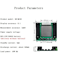 Miniatyrbild 4 av 5: XH-M239 18650 Litiumbatteri Kapacitetstestare Modul med LCD-Skärm Hög Precision MaH/MwH Mätverktyg