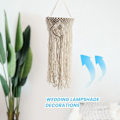 Miniatyrbilde 2 av 5: Håndvevd kvast taklampe Bohemian soverom og bad taklampe varm hvit