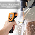 Miniatyrbillede 2 af 5: Bærbar berøringsfri infrarød termometer, LCD digital detektor, -50 600 grader Celsius/-58 1122 grader Fahrenheit (ikke egnet til mennesker), med