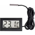 Ny digital LCD-termometer temperaturmätare sondsensor intervall -50 Celsius C till +110 Celsius C