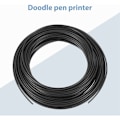 Miniatyrbillede 5 af 5: 10M ABS 3D 1,75 mm Printer Filament til Scribble 3D-printere - Sort