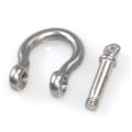 Miniatyrbillede 3 af 5: M5 Rustfrit Stål Shackle lige Rustfrit Stål Rem, (10 stk)