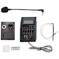 Miniatyrbillede 3 af 5: 5-bånds Akustisk Guitar Mini EQ Forforstærker LCD Tuner Equalizer med LC-5 Pickup