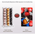 Miniatyrbilde 3 av 5: Kaffe Kapselholder for 42 Nespresso Kaffe Kapsler, Nespresso Kapsel Kaffeholder, Kaffe Pod Holder Stativ, Kaffe Stativ Oppbevaringsholder