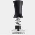 Miniatyrbillede 4 af 5: 58mm Kaffemåler Justerbar Gradueret 30lb Espresso Fjeder Kalibrering Tamper Flad Gevind Base