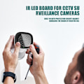 Pikkukuva 5 / 5: Infrapunainen IR LED -paneeli 940nm 48kpl IR LEDit näkymättömät yöllä, ei valotusta valopaneeli CCTV-lisävarusteille IR-valaisin