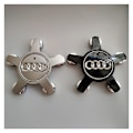 Miniatyrbilde 3 av 5: Set med 4 navkapsler 4f0601165 N hjulemblem, for 135 mm navkapsler til Audi (grå)