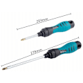Pikkukuva 3 / 5: 2 in 1 tarkkuussäädettävä räikkäruuvimeislisetti - Way Serrated Screwdriver Bits