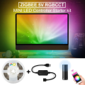 Miniatyrbilde 2 av 5: GLEDOPTO USB LED-stripe RGBCCT TV-bakgrunn 2M Smart Stripe Zigbee Stripe Mini Controller Fungerer med Amazon Alexa Echo Plus