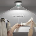 Miniatyrbillede 5 af 5: 6 stk. LED-bevægelsessensorlys PIR-C natlys batteriskab trappelampe
