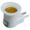 Miniatyrbild 2 av 4: Lamp Socket Adapter EU-kontakt Säkerhetsbrytare Lampfäste med På/Av-kontrollbrytare, E27 Sockel Lampfäste Lampfäste av