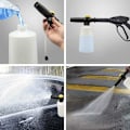 Miniatyrbillede 5 af 5: Skumkanon til Karcher, Skumsprøjteflaske med Justerbar Dysespids, Højtryks Skumlans Sneskum Lans Kompatibel med Karcher K2-K7 Trykvaskere