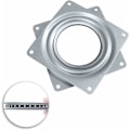 Miniatyrbilde 1 av 5: Kvadratisk svingbar plate, 1 stk. Kvadratisk dreieskive svingbar plate 360 ​​graders rotasjon dreieskive kulelager 94mm for kontorer, datamaskiner