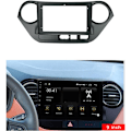 Pikkukuva 4 / 5: 9 tuuman 2-DIN-auton kojelaudan kehys Radio Fascia Dash MP5 DVD-soitinsovitinpaneeli kaapelilla I10 2014-2017 LHD