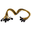 Miniatyrbillede 4 af 5: 8 stk. PCIe 6-pins til 8-pins (6+2) Han-stik Strømkabel PCI-E til GPU Breakout Card Adapter