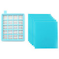 Miniatyrbilde 1 av 5: 7 stk/pakke støvsuger HEPA-filtre FC8515 FC8516 FC8517 FC8470 FC8471 FC8630 FC8631 FC8632