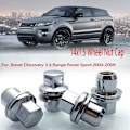 Miniatyrbillede 2 af 5: 10 stk. 14X1.5 Hjulmøtrik Dæksel RRD500290 Auto Navkappe Passer til Land Rover Discovery 3 4 Range Rover Sport 2004-2009