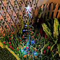Miniatyrbilde 1 av 5: Juletrærlyslenke, utendørs solcelledrevet juledekorasjon gran, spiral juletrær, utendørs solcelledrevet hagejuledekorasjon LED-lys