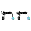 Miniatyrbilde 1 av 5: 2X Radio Extension AUX USB Port Adapter Kabel Ledningsnett for