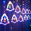 Miniatyrbilde 3 av 5: Julelysstreng, USB-juledekorasjonslys med fjernkontroll, Fargerikt juletre-