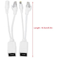 Miniatyrbilde 3 av 5: 10 Par Poe IP Kamera RJ45 Ethernet Kabel Injektor Adapter DC 12V -