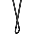 Miniatyrbillede 4 af 5: Bordben til møbler og skrivebord i stål 2 stænger 41 cm sort 4-pak loop model