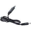 Pikkukuva 5 / 5: 2X USB DC 5V - 12V 2,1 mm x 5,5 mm Moduulimuunnin Urosliitin Barrel Jack Kaapelin Pistoke