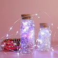 Miniatyrbilde 2 av 4: 10 Pakk 2M 20LED Batteridrevne Feelysslynger, Vanntette Kobber LED Lyslenker for Julerstatning Soverom Bryllup Fest Hjem Hage (10 Ekstra Batterier)