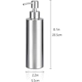 Miniatyrbillede 2 af 5: 11,8 Dispenser - 304 Rustfrit Håndholdt Dispenser i Rustfrit Stål med Anti-Rust System, Køkken- og Badeværelsespumpe til Væske