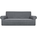 Miniatyrbillede 1 af 5: 1 Stk. Behagelig Sofa Betræk til Soveværelse Stue Strækbar med 3 Sæder Lysegrå
