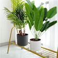 Miniatyrbillede 5 af 5: Moderne plantepotter med træbenholder soveværelse gulvstående pottepotte haveplanter-2