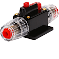 Miniatyrbillede 3 af 5: 12V-24V automatisk afbryder, 100A manuel nulstilling afbryder til bilstereosikring