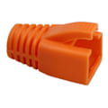 Miniatyrbillede 1 af 5: RJ45 Cat7 stik Cat6A netværks Ethernet-kabel stik 7 stik R beskyttelsesmuffer kappe farve OD 7 mm (orange)