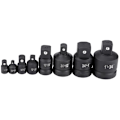 Miniatyrbilde 5 av 5: 8-delt Sokkelomformer Adapter Reduser Sett 1/4\" 3/8\" 1/2\" 3/4\" 1\"
