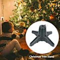 Miniatyrbilde 3 av 5: 50 cm Juletre Stativ Monokabel og Sikkerhetsteknikk for Trær opptil 2,5 m Kunstig Juletre, Roterende Juletre, Egnet for Jul