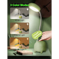 Miniatyrbillede 3 af 5: Unik Dinosaur Bordlampe LED Natlampe til Børn Trådløs Opladning Student Læring Øjenbeskyttelse Lampe USB Genopladelig Hjem Soveværelse Studie Kontor