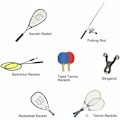 Miniatyrbillede 2 af 5: Racketgreb, Anti-Slip Absorberende Racketgreb, til Tennis, Fiskeri, Badminton, Squash (8 stk)