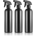 Miniatyrbilde 1 av 5: 3 stk tomme sprayflasker, tåkesprayer, påfyllbar vannsprayflaske, 500 ml hårsprayflaske for hjem og hage - svart