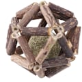 Miniatyrbillede 4 af 5: Kæledyr Catnip Bold Exquisite Pet Bite Legetøj Rengøring Molar Care Bold Håndlavet Træ Kat Legetøj Pet Rehabilitering