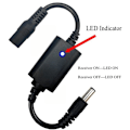 Miniatyrbilde 3 av 5: LED-lysstripremotbryter DC3.7V-12V Skrivebordslampe Leselampe RF Trådløs fjernkontrollbryter 433MHZ