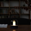 Miniatyrbilde 5 av 5: M1 Glass nattlys Retro USB-lading Tid Pust Søvn LED-lys Egnet for soverom Røykgry