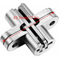 Miniatyrbillede 2 af 4: 1 stk Skjulte Korsformede Usynlige Hængsler til Træhardware Møbler (43,7 mm)